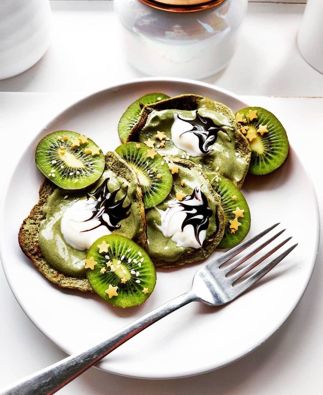 Celebrations Matcha Pancakes - By Rebecca
