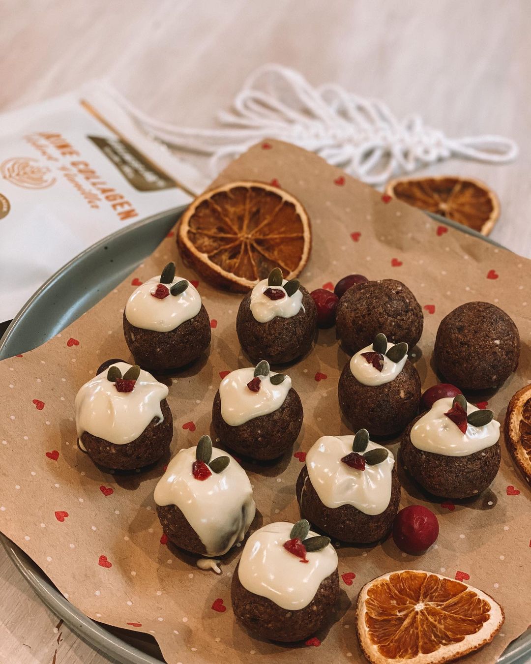 Festive Vanilla Collagen balls - By Dalmie