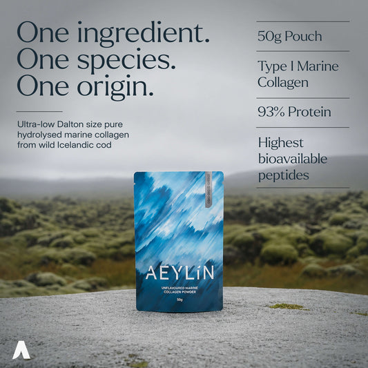 AEYLÍN Marine Collagen Powder — Wild Icelandic Cod, 50g