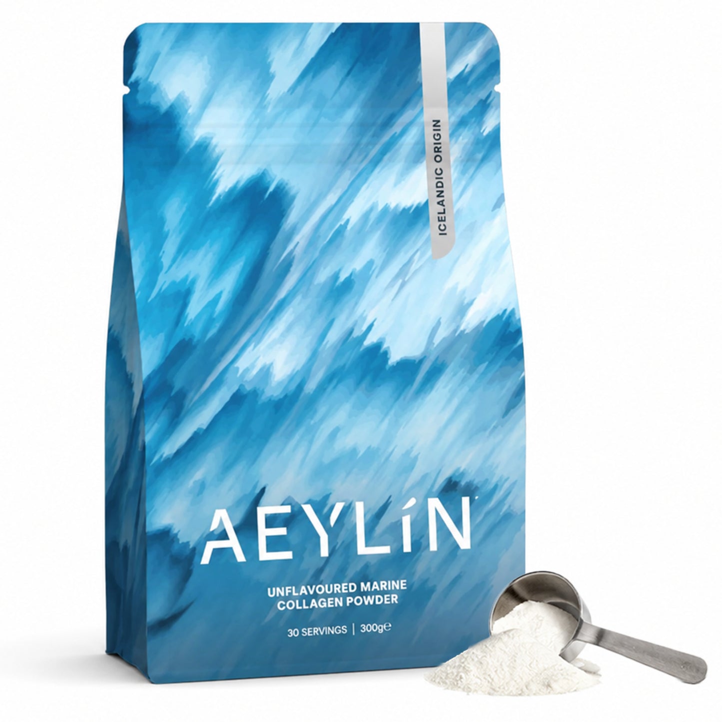 AEYLíN Marine Collagen Powder, Wild Icelandic Cod, 300g — Pre-Order