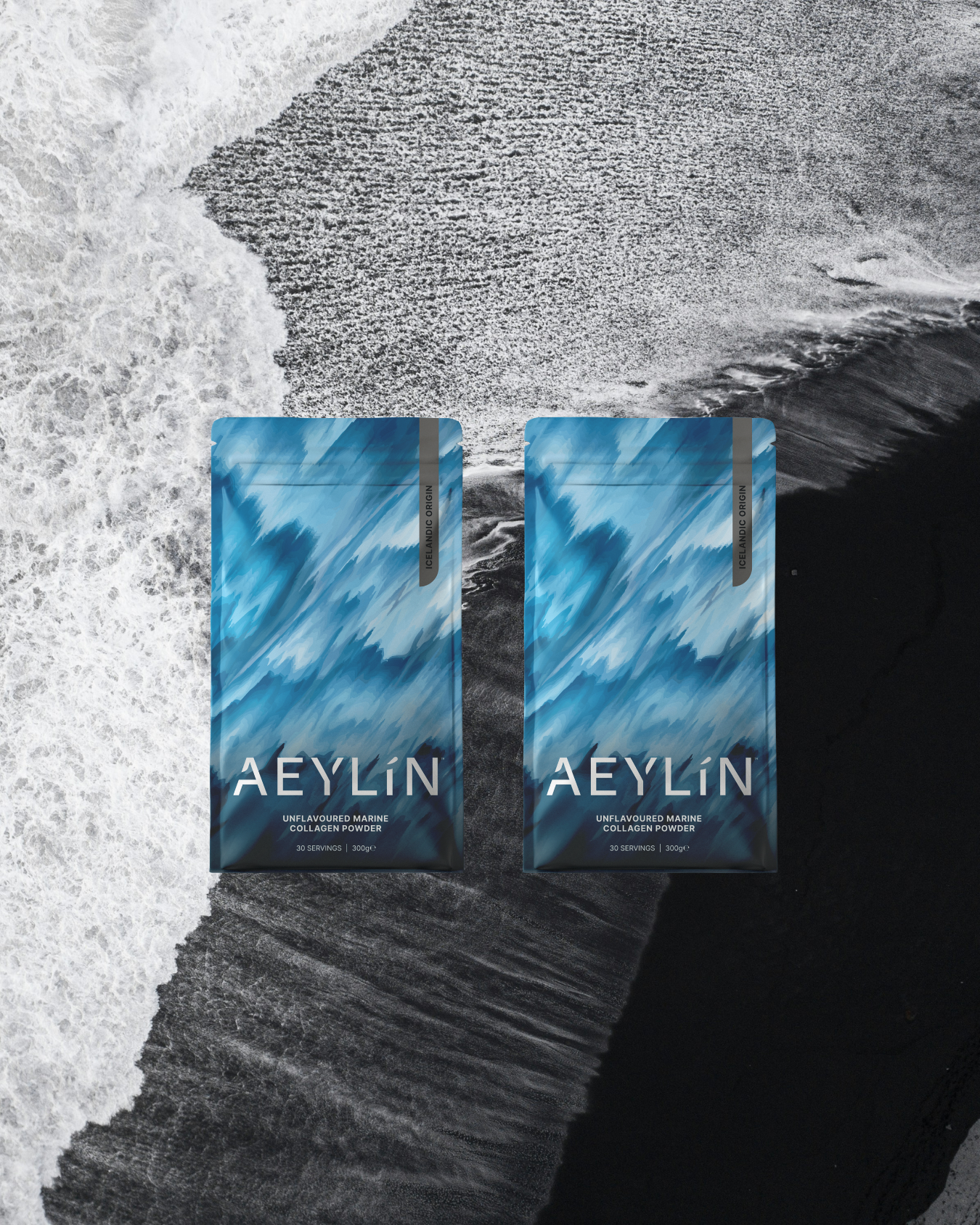 AEYLíN Marine Collagen Powder, Wild Icelandic Cod, 300g — Pre-Order