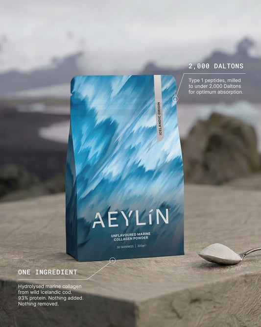AEYLíN Marine Collagen Powder — Wild Icelandic Cod, 300g