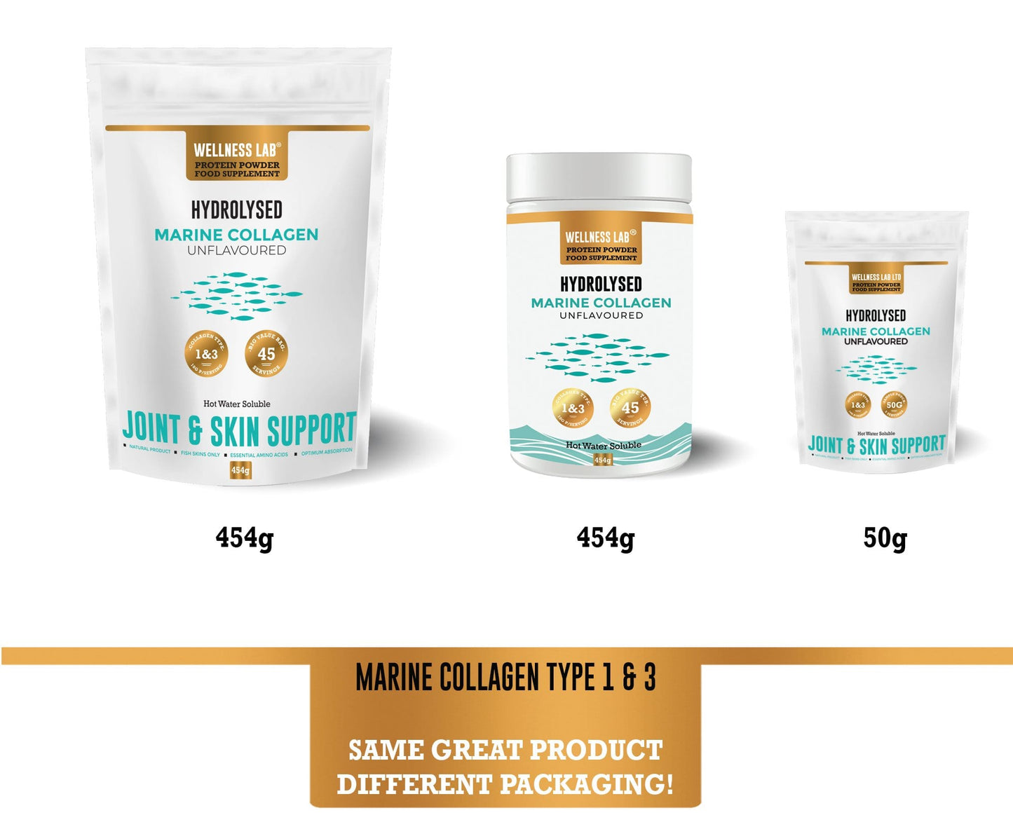Marine Collagen TUB Type 1 & 3 - Wellness Lab®