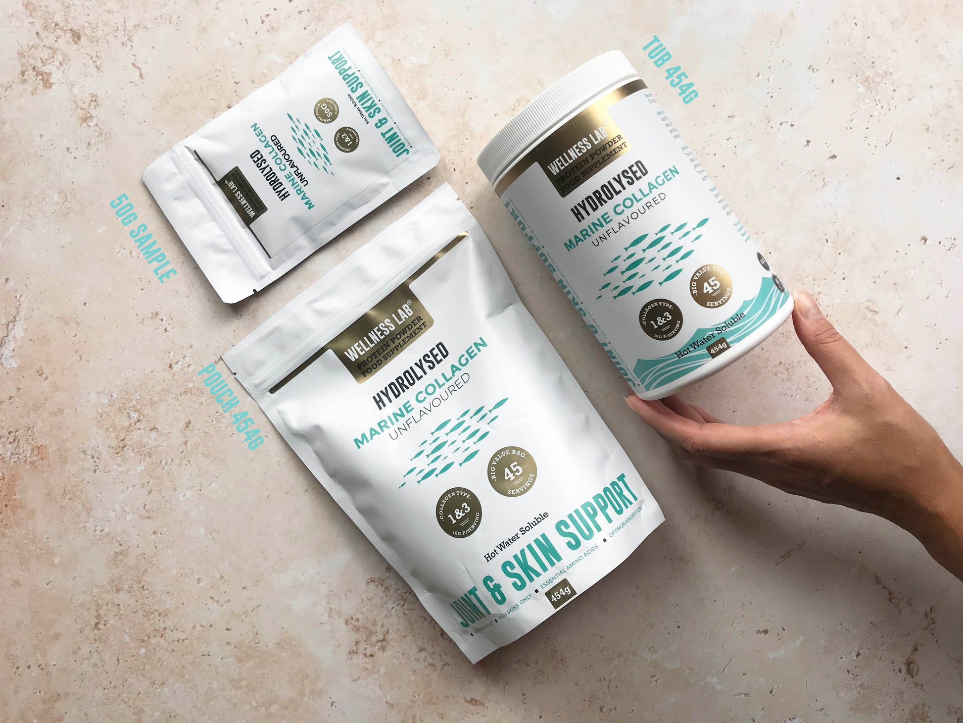 Marine Collagen POUCH Type 1 & 3 - Wellness Lab®